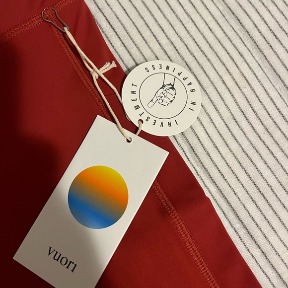 VUORI Never Worn Brand New With Tags Women’s Stride Legging Poppy - Picture 4 of 7